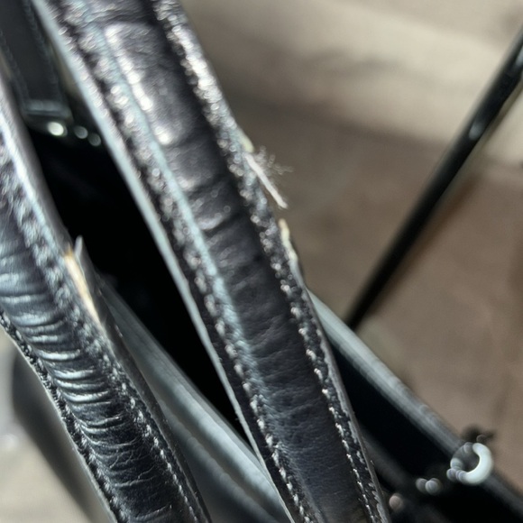 Calvin Klein Hailey Tote, Black with Black Chain - Picture 10 of 11